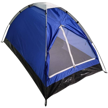 Corturi & articole camping - Cort usor de camping 2 persoane, cu plasa tantari, 200x120x100 cm, albastru