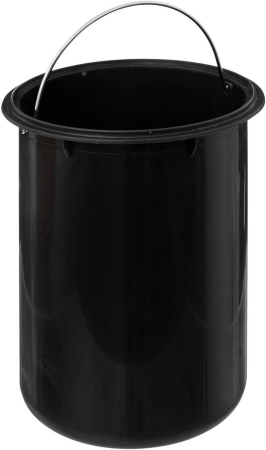 Cos de gunoi cu pedala 5Five Lea cu inchidere soft-close, PP si otel, 17x25 cm, alb [1]