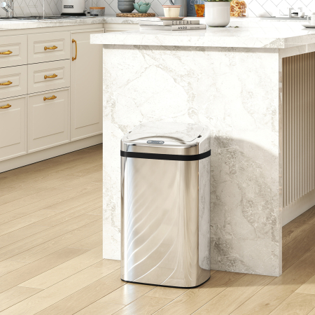  Cos de gunoi cu senzor 30L inox elegant [1]