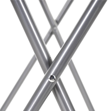 Cos de gunoi selectiv cu 4 compartimente, cadru metalic si capace PP, 128x42x74 cm [20]