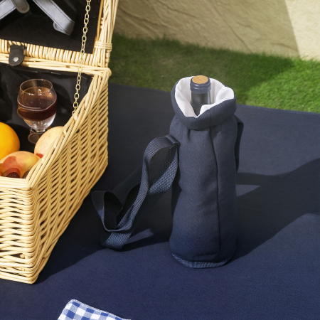  Cos de Picnic pentru 4 Persoane cu Zona Frigorifica si Accesorii 54x34x20 cm [6]