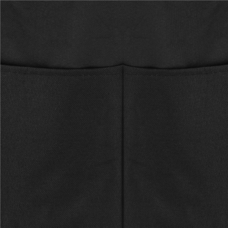 Cos de rufe cu 3 compartimente, cadru aluminiu, 68x40x60cm, 146 litri, negru [10]