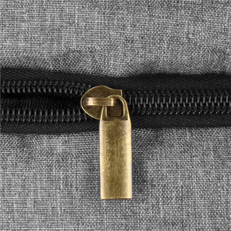 Cos depozitare haine sau jucarii, 40x33cm, bumbac si in, 43 l, gri [9]