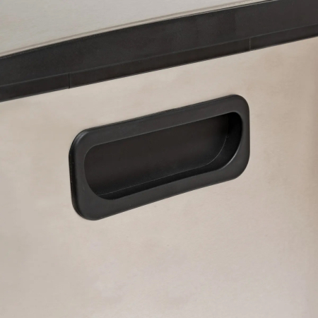 Cos gunoi 5Five Ariane, colectare selectiva, 3 compartimente 18L, inox, 61x36x62 cm, gri [5]