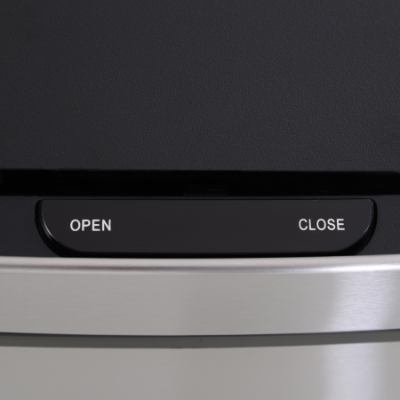  Cos Gunoi Inteligent 72 L - Inox, 3 Compartimente & Senzor [8]
