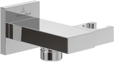 Baie - Cot de iesire dus Villeroy&Boch Universal patrat cu suport para crom lucios