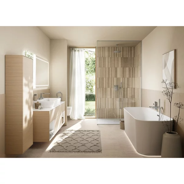 Cot de iesire dus Villeroy&Boch Universal patrat cu suport para crom lucios [7]