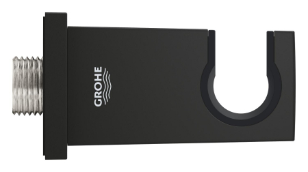 Cot iesire dus Grohe 26370KF0, Euphoria, 1/2'' x 1/2'', suport para, mat, negru [2]
