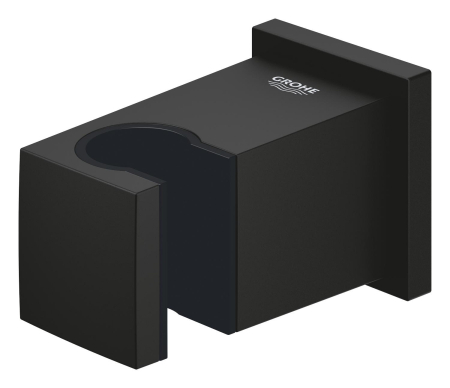 Cot iesire dus Grohe 26370KF0, Euphoria, 1/2'' x 1/2'', suport para, mat, negru [1]