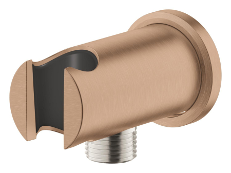 Cot iesire dus Grohe 26658DL0, Rainshower, 1/2'' x 1/2'', suport para, mat, cupru [2]