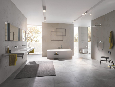 Cot iesire dus Grohe 27057DC0, Rainshower, 1/2'' x 1'/2'', mat, otel satinat [5]