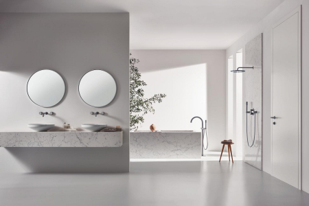 Cot iesire dus Grohe 27057DC0, Rainshower, 1/2'' x 1'/2'', mat, otel satinat [4]