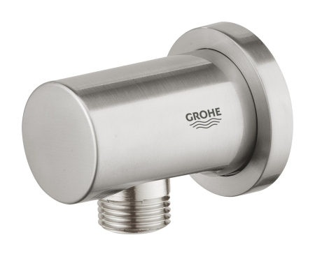 Cot iesire dus Grohe 27057DC0, Rainshower, 1/2'' x 1'/2'', mat, otel satinat [2]