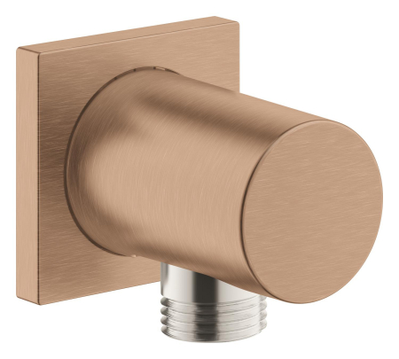 Accesorii baie - Cot iesire dus Grohe 27076DL0, Rainshower Cube, 1/2'' x 1/2'', mat, cupru