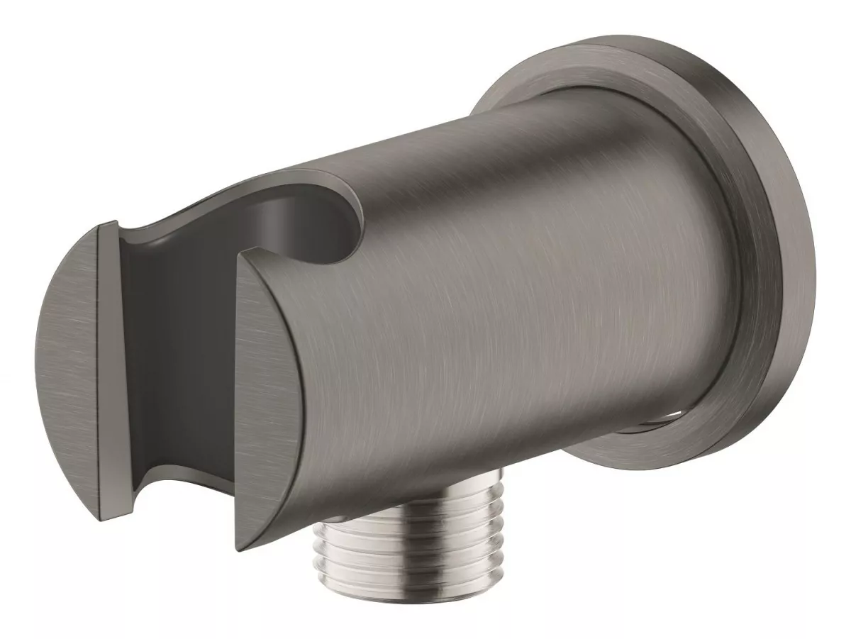 Cot iesire dus Grohe Rainshower, 1/2'' x 1/2'', suport para, mat, grafit, 26658AL0 [2]