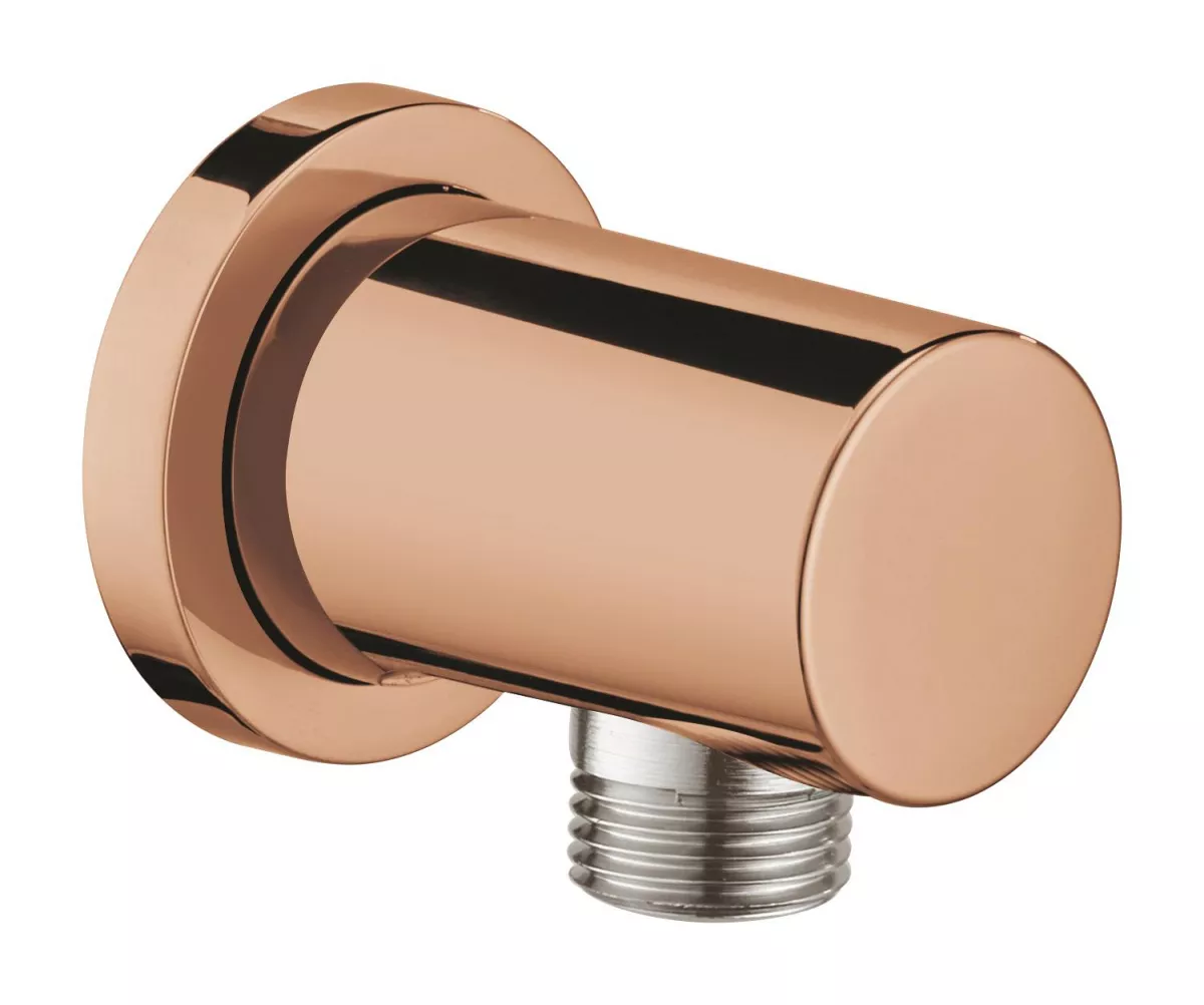 Cot iesire dus Grohe Rainshower 27057DA0, universal, 1/2'' x 1/2'', 1 iesire, anti-reflux, lucios, cupru [0]
