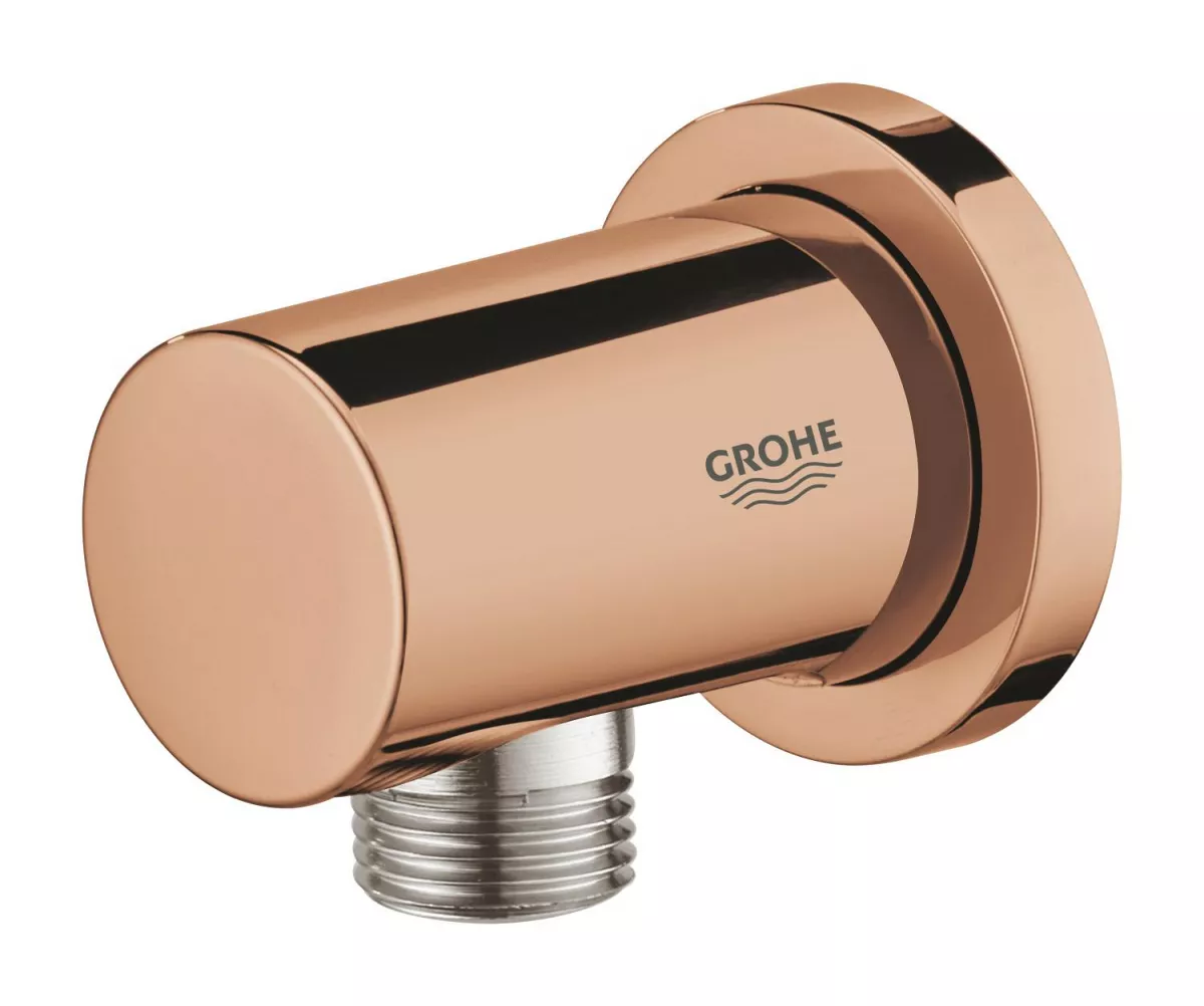 Cot iesire dus Grohe Rainshower 27057DA0, universal, 1/2'' x 1/2'', 1 iesire, anti-reflux, lucios, cupru [1]