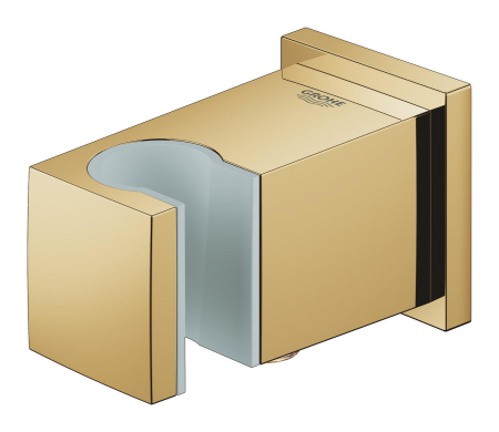 Cot iesire Grohe 26370GL0, Euphoria Cube, 1/2'' x 1/2'', suport para, lucios, auriu [1]