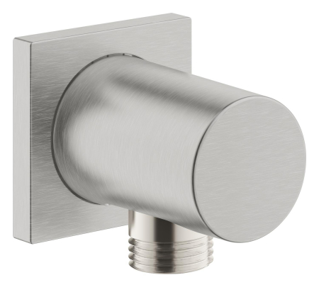 Accesorii baie - Cot iesire Grohe 27076DC0, Rainshower, 1/2'' x 1/2'', mat, otel satinat