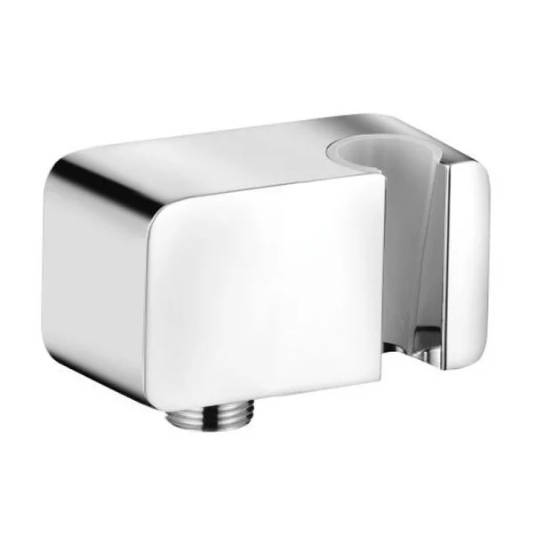 Pare, furtunuri si accesorii - Cot racord Kludi A-QA cu suport dus crom