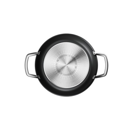 Cratita cu capac Tefal Excellence+ G3308802, 24 cm, invelis antiaderent, tehnologie FUSIONCORE, Thermo-Signal™, manere nituite, aluminiu, inductie,  [6]