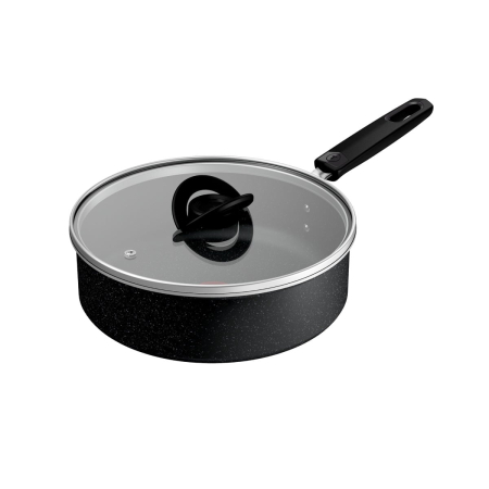 Bucatarie - Cratita Tefal Extra M0003243, 24 cm, capac din sticla, aluminiu, invelis antiaderent, Thermo-Signal™, incalzire uniforma, compatibila gaz, electric,