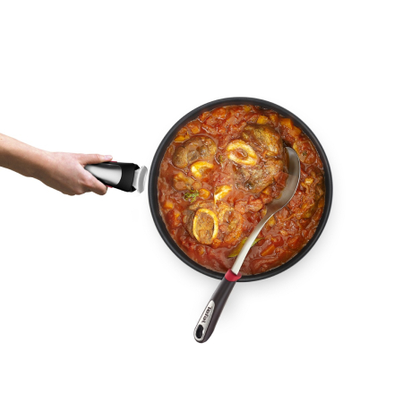 Cratita Tefal Ingenio Excellence+ P0003524, 24 cm, invelis antiaderent, tehnologie FUSION CORE, Thermo-Signal™, aluminiu, inductie, negru [7]