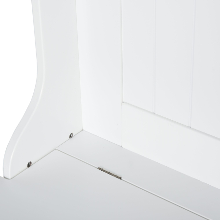  Cuier cu Banca & Depozitare - MDF Alb, 71,5×170 cm [8]