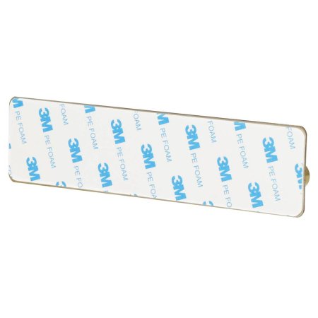 Cuier de baie pentru prosoape, montare fara gaurire, otel, 3 agatatori, 18x4.5cm, auriu [9]