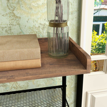  Cuier de Podea cu 6 Agatatori din PAL si Otel cu Dulap pentru Pantofi si Depozitare, 92.5x28.2x182 cm [7]