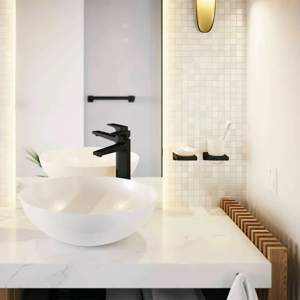 Cuier Hansgrohe AddStoris negru mat [4]