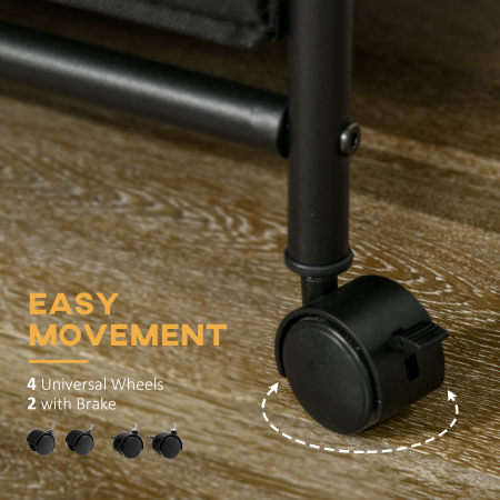  Cuier in stil industrial pentru haine, cu 6 sertare din tesatura, organizator deschis pentru dulap pentru hol, dormitor si dulap, maro rustic [5]