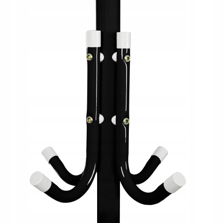 Cuier tip pom metalic Sersimo, 12 agatatoare, 177cm, negru [6]