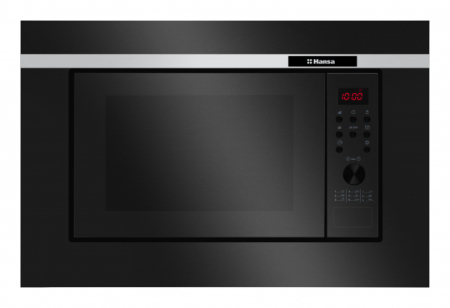 Electrocasnice - Cuptor cu AMG20BFH, microunde Hansa, incorporabil, putere w 700, capacitate l 20, numar programe 12, negru