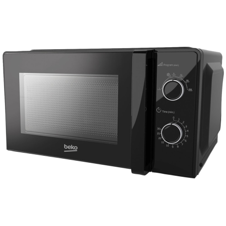 Cuptor cu microunde BEKO MOC20100BFB, 20l, 700W, Dezghetare, 6 trepte de putere, Timer, Control mecanic, Negru [2]