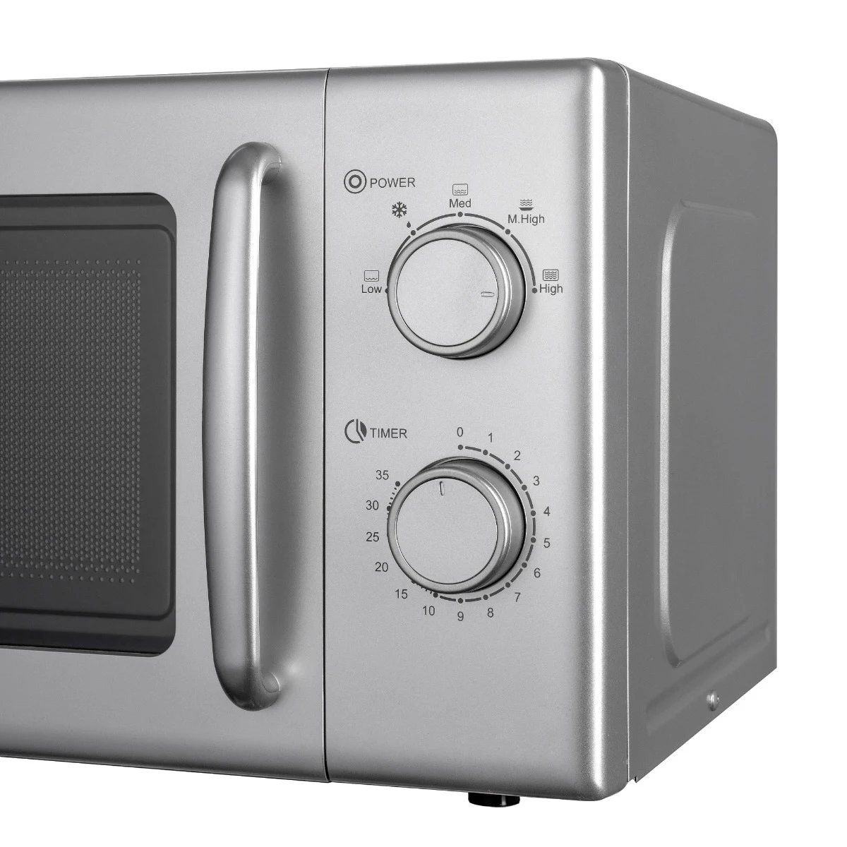 Cuptor cu microunde Daewoo KOR-6S20S-2, 700 W, 5 trepte, 20 l, 49.5 cm, 38 cm, 28.6 cm, 5 programe, Argintiu [4]