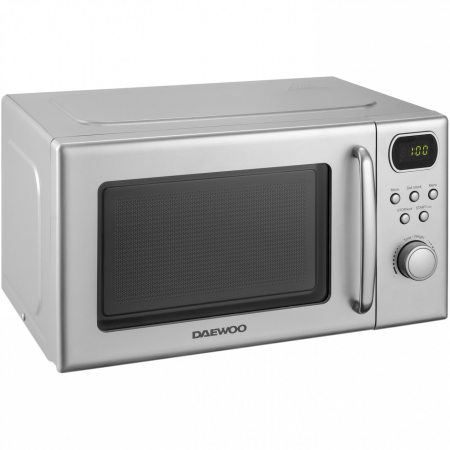 Cuptor cu  microunde Daewoo KOR-6S2BS-2, microunde, putere w 700, capacitate l 20, numar programe 8, trepte de putere 5, argintiu [3]