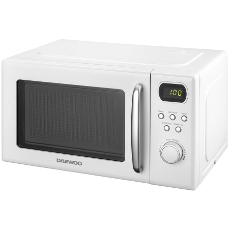 Cuptor cu microunde Daewoo KOR-6S2BW-2, 700 W, 5 trepte, 20 l, 49.5 cm, 38 cm, 28.6 cm, 8 programe, Alb [1]