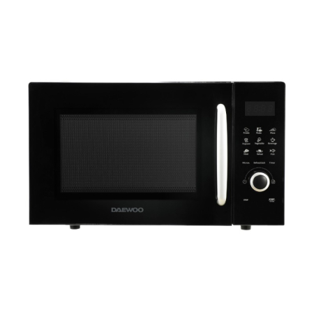 Electrocasnice - Cuptor cu microunde Daewoo KOR-91RBK-2, microunde, putere w 800, capacitate l 23, numar programe 6, trepte de putere 5, negru