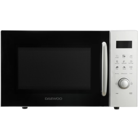 Electrocasnice - Cuptor cu microunde Daewoo KOR-91RBS-2, microunde, putere w 800, capacitate l 23, numar programe 6, trepte de putere 5, argintiu
