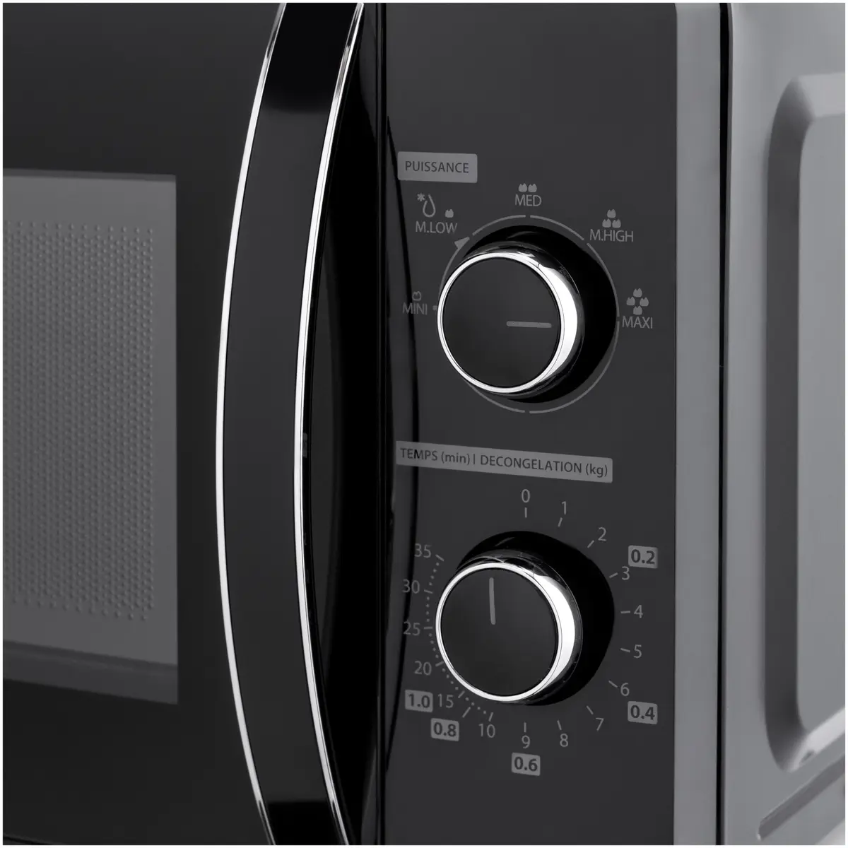 Cuptor cu microunde Toshiba MW-MM20PBK, microunde, putere w 800, capacitate l 20, numar programe 2, trepte de putere 5, negru [4]