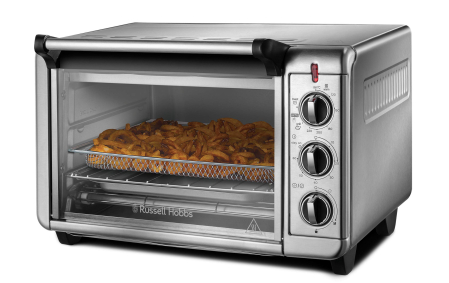 Cuptoare cu microunde - Cuptor electric cu aer circulant Russell Hobbs Express Air Fry, 1500W, 5 functii, capacitate mare, preincalzire rapida