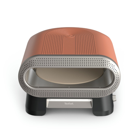 Cuptoare cu microunde - Cuptor electric pentru pizza Tefal Pizza Pronto JM600TE0, 2600 W, 4 trepte de temperatura, piatra rotativa automata, accesoriu pentru feliat pizza, pa