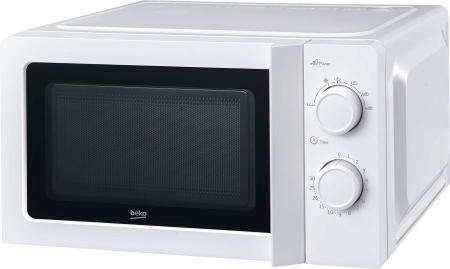 Cuptor cu microunde Beko MOC201002W, 20 L, 700 W, 6 niveluri de putere, dezghetare, control mecanic, alb [1]
