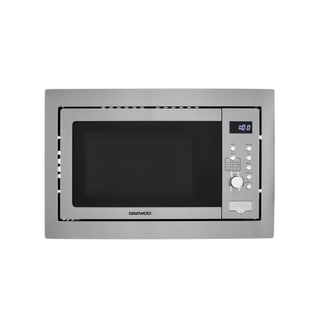 Electrocasnice - Cuptor microunde Daewoo KOC-25X-2, 850 W, 5 trepte, 25 l, 59.5 cm, 36.75 cm, 38.5 cm, 8 programe, Inox