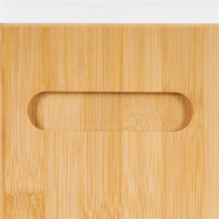 Cutie pentru paine din bambus cu fereastra transparenta, inchidere magnetica, 39x20x31 cm, bambus natural [19]