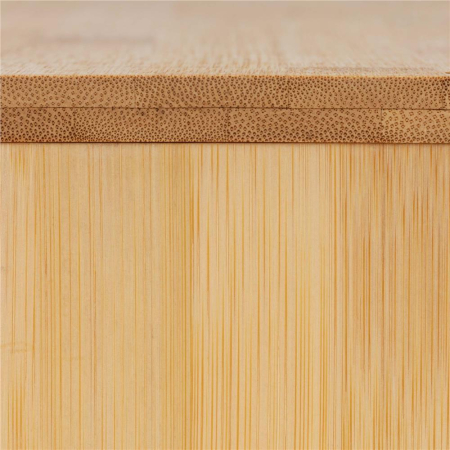 Cutie pentru paine din bambus cu fereastra transparenta, inchidere magnetica, 40x20x23 cm, bambus natural [14]