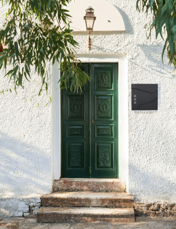 Cutie postala exterior gard perete otel zincat incuietoare, 37x11x37 cm, rezistenta, gri inchis [1]