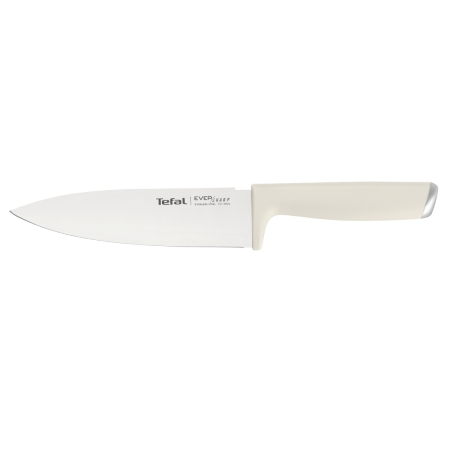 Cutit Tefal EverSharp Daily K3292S04, cutitul bucatarului 16.5 cm, lama din inox, suport cu sistem integrat de ascutire, maner ergonomic, crem [13]