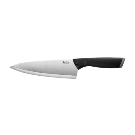 Cutitul bucatarului Tefal Comfort K2213244, 20 cm, lama inox, maner ergonomic, argintiu & negru [2]